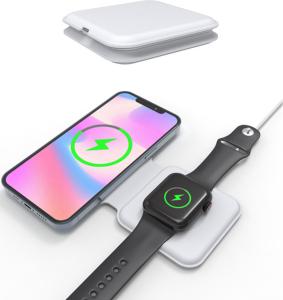 Wholesale 15W 2 In 1 Wireless Magsafe Duo Charger For iPhone 12 from china suppliers