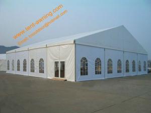 White Marquee Tent  Large Aluminum Structure Waterproof  Exhibition Event Tents