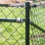 3.0mm galvanized pvc coated mesh rolls cyclone wire chainlink fence panels chain