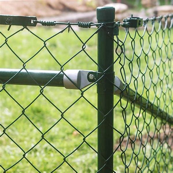 3.0mm galvanized pvc coated mesh rolls cyclone wire chainlink fence panels chain