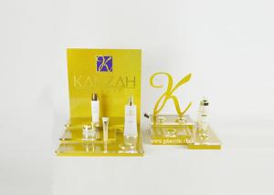 Wholesale Retail Counter Glitter gold Customized Design Acrylic Cosmetic Display from china suppliers