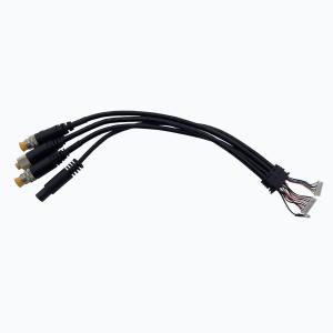 Wholesale Black Automotive Cable Harness M8 3 PIN PVC Sleeve Custom Car Wiring Harness 125 from china suppliers