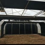 2.8-3.5m Roof Height Blackout Light Deprivation Greenhouse for Herbs Tomato and