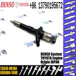 Fuel Injector 095000-7630 23670-0R170 095000-7600 23670-0R160 For Toyota diesel