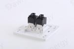Punch down coupler Gcabling Network Module Cat6 Cat6a RJ45 UTP 8P8C 180 Degree