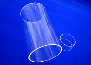 China Chemical Resistant Glass Capillary Tube , Flat Bottom Test Tubes Anti Acid Customized Shape Quartz Glass Tube on sale