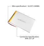 Lithium Ion Polymer Rechargeable Lipo Battery Pack 6080130 8000mAh 3.7V
