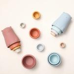 Baby Toys Bpa Free Teether Customized Montessori Russia Silicone Nesting Doll