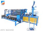 ISO 5.5kw/H Semi Automatic Chain Link Fence Machine