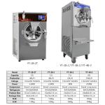 12L Capacity Hard Ice Cream Machines 48L/H Automatic Commercial Ice Creme Gelato