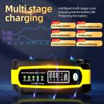 12V/24V 12V6A Smart General Motors Motorcycle Lead Acid Battery Charger with 15W