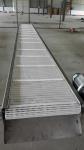 Modular Flat Top Plastic Conveyor Belt For Sea Food ISO Certification