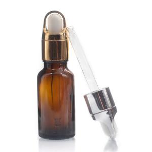 Wholesale 20ml Amber Oil Dropper Glass Bottle With Orifice And Cap from china suppliers