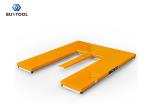 1000kg E Shape Low Profile Lift Table Electric Hydraulic Scissor Lifter
