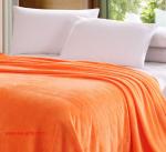Flannel air/sofa/bedding Solid Color Blanket Throw and Double Faced Travel