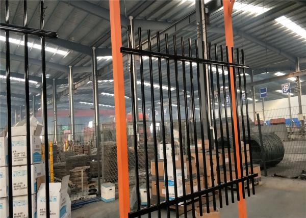 2400mm Width Galvanized Steel Spear Top Garrison Fence Panel/Steel Picket
