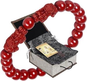 Wholesale Feng Shui Cinnabar Bracelet For Women,Cinnabar Powder Feng Shui Bracelet,Feng Shui Bracelet For Wealth And Protection Good Luck Money Amulet from china suppliers