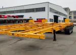 2/3 Axles 40t/50t 20FT/40FT/45FT Shipping Container Skeleton Skeletal Semi Truck