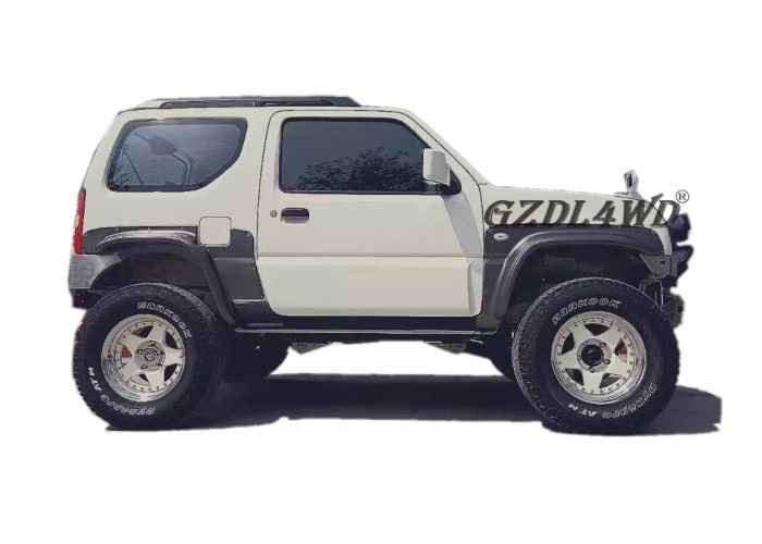 Jimny Accessories Wide Fender Flares 4x4 , Black Fender Flare Wheel Arch