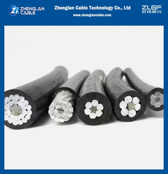 0.6/1kv Overhead Insulated Cable AAC/XLPE+AAAC/XLPE Low Medium Voltage Twisted