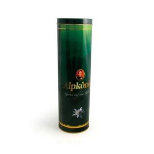 Wholesale Custom printed round champagne tin with emboss from china suppliers