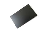 CR80 Plain Matte Black Metal Business Cards Blanks Steel Round Corner