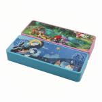 Multifunctional Double Layer Sublimation Plastic Stationery Box For Pencil Case