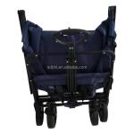 Green Beach Wagon Folding Four Wheels Hand Push Cart Dimension L x W x H 86*46