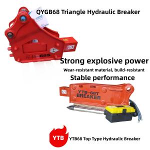 Wholesale YTB68 Top Type / Triangle Hydraulic Breaker Hammer 68 Chisel for 4-8 Tons Excavator from china suppliers