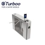 High Security Waist Height Turnstile , 35w Pedestrian Gate Access Control 50