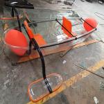 Anti Aging Double Sit On Top Kayak , Two Person Fishing Canoe With Paddle