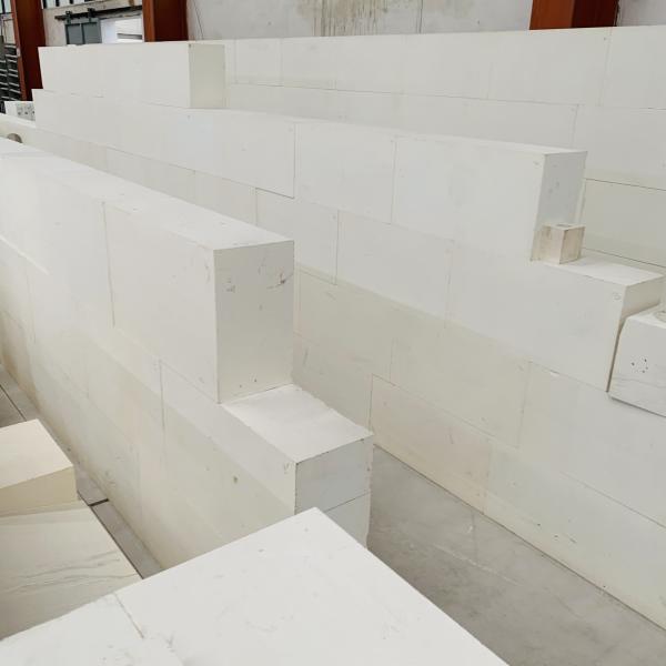 High Alumina Zirconia Zro2 Block Fused Cast Azs Brick for Glass Kiln Refractory