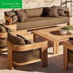 Teak Outdoor Furniture Set Garden Sofa in Modern Design with Customized Color