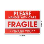 Handle With Care Copper Plate Warning Label Stickers Small Fragile for Shipping