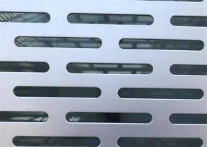 Wholesale Galvanised Perforated Metal Sheet Slotted Hole For Filters / Vents from china suppliers