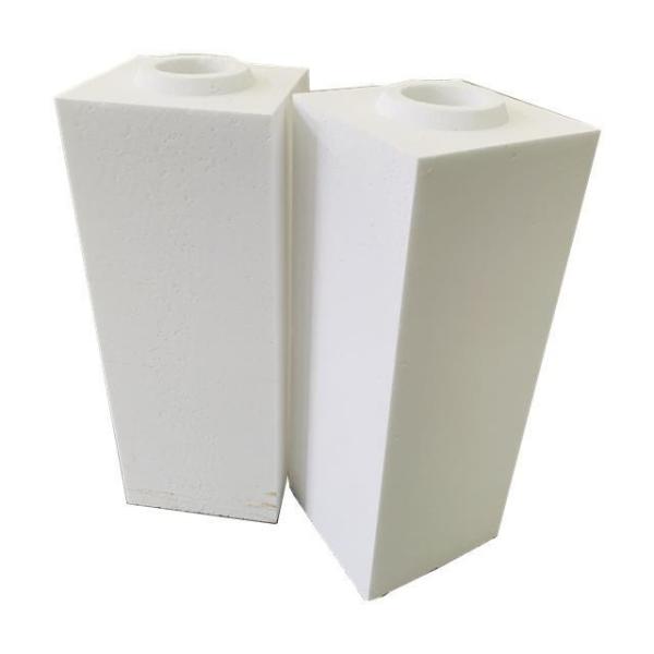 ISO9001 Certified 13%-16% SiO2 Content AZS36 Good Anti Erosion Block for Glass