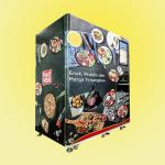 Interactive Wifi Snack Pizza Food Vending Machine Touch Screen Advertising