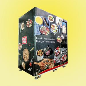 Wholesale Hot Food Vending Machine With Hot Plate Can Provide Customers Such As Lunch Box,Bread,Pizza And Hamburger from china suppliers