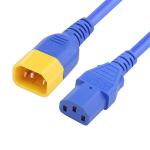 Black US Power Extension Cord , 10A 15A 125V 250V 18AWG Computer Power Cord