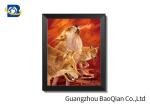 Angry Wolf Stock 3D Picture Lenticular Flip 0.6MM Thickness With Black MDP Frame