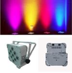 Wireless Dmx Led Par Can Light , 9x18w Battery Operated Dj Lights Improve