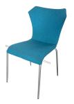 Comfortable Stackable Conference Chairs Upholstery Fabric Tear Resistant