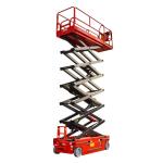 Green Blue 6m Self Propelled Scissor Lift 230kg Aerial Work Platform