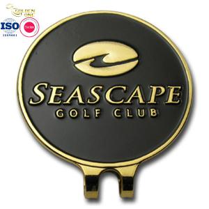 Wholesale Iron Blank Golf Divot Tool Ball Mark Holder Round Golf Hat Clip from china suppliers