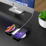 Wireless Charger Pad,Wireless Charging Dock Station for iWatch 5/4/3,Airpods 2