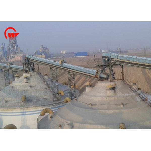 Fully Enclosed Automated Conveyor Systems , Grain Belt Conveyor For Storage Silo