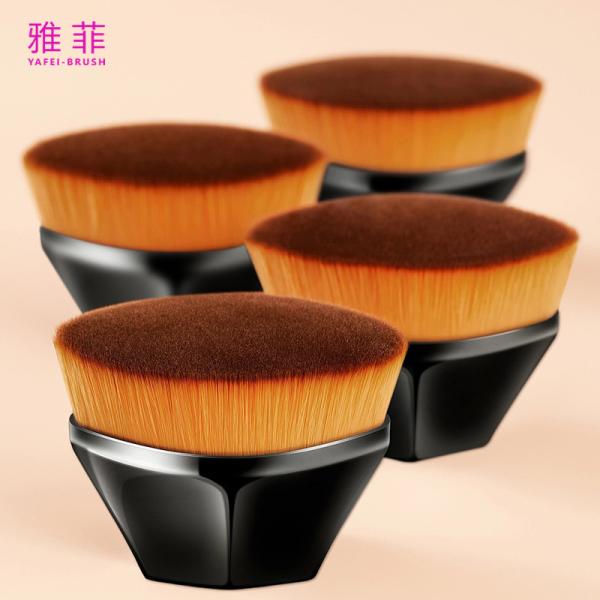 No. 55 foundation brush Flat Vegan Synthetic Makeup Brushes Single Foundation