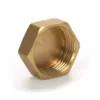 TOBO 3000# Forged Copper 3/8" NPT Hex Head Pipe Cap For High Pressure Plumbing &