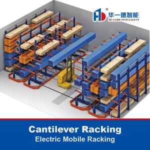 Wholesale Heavy Duty Storage Cantilever Rack Electric Mobile Cantilever Racking for Pipe Sheets Long Materials from china suppliers