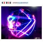 High Resolution 1m Diameter LED Sphere Display Magnetic attraction